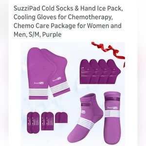 NWT Suzzipad Cold Therapy Socks & Gloves